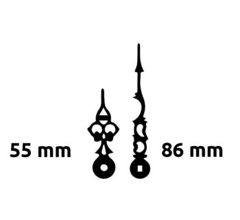 Aiguilles style ancien - 55 - 86 mm fixation euro - PLA