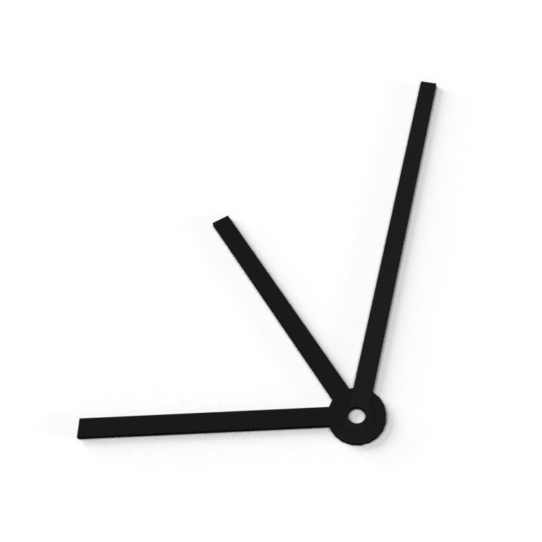 aiguilles double fuseau horaire indiquant 2 heures différentes – Image 3
