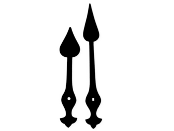 Aiguilles poire - 136 / 184 mm – Image 3