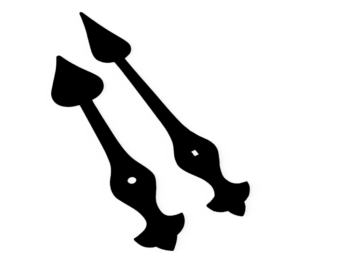 Alternative view of Aiguilles poire - 136 / 184 mm