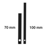 Aiguilles 70 - 100 mm droites style large PLA