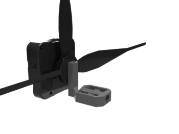 trotteuse en forme de pédale 3D – Image 3