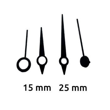 Aiguilles micro horloge 15 / 25 mm -STD