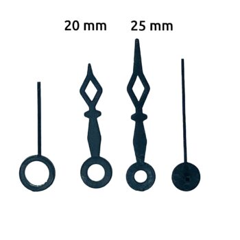 Aiguilles micro horloge 20 / 25 mm -STD