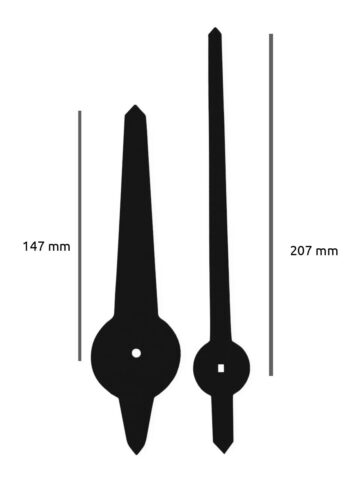 Aiguilles vint04 - 147 / 207 mm