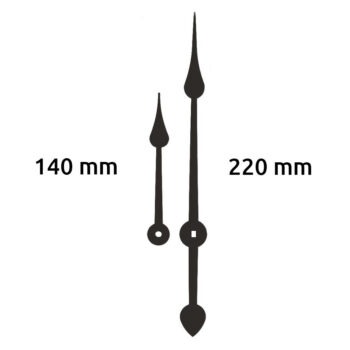 Aiguilles 14 / 22 cm poire - ALU