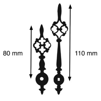 Aiguilles style ancien modele 7 - 80 - 110 mm