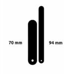Aiguilles 70 / 94 mm droites - Alu