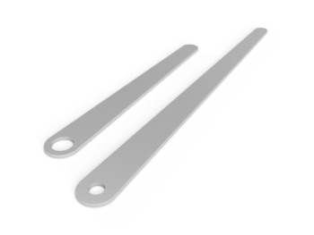 Alternative view of Aiguilles bout arrondi 110 mm PLA