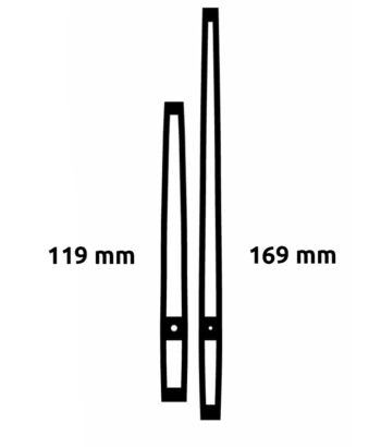 aiguilles droites  119 / 169 mm PLA