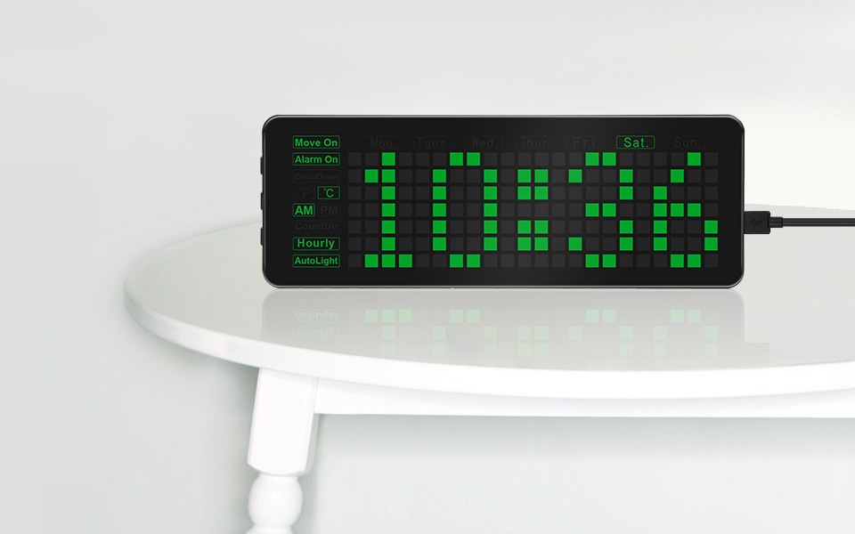 Pico-Clock : Horloge digitale grand format programmable – Image 4
