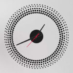 Sticker horloge dégrade cercles