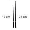 Aiguilles 17 / 23 cm pointe - euro