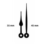 Aiguilles 35 / 45 mm PLA