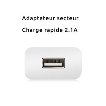 Alternative view of Chargeur USB 2.1A