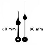Aiguilles poire 60 / 80 mm PLA