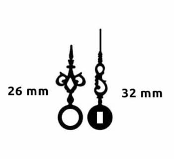 Aiguilles 26 / 32 mm style ancien - PLA