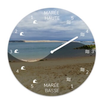 Horloge marée personnalisée avec votre photo