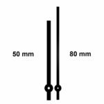Aiguilles 50 / 80 mm droites - PLA