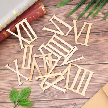 Chiffres romains en bois