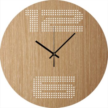 Horloge murale en bois - style 12-6