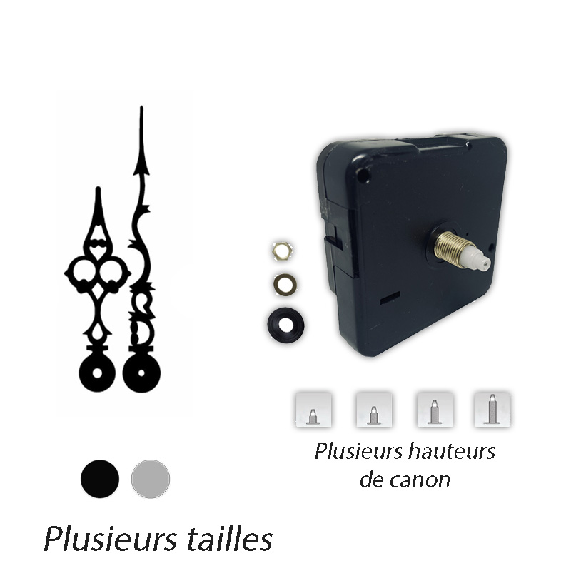 Pack mécanisme standard et aiguilles style ancien